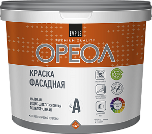 Краска фасадная атмосферостойкая, база А