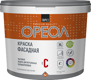 Краска фасадная атмосферостойкая, база С